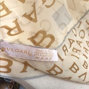 100% silk Bulgari neckerchief